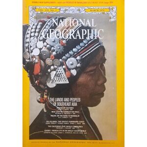National Geographic March 1971 Includes Southeast Asia Map Vol139 No3